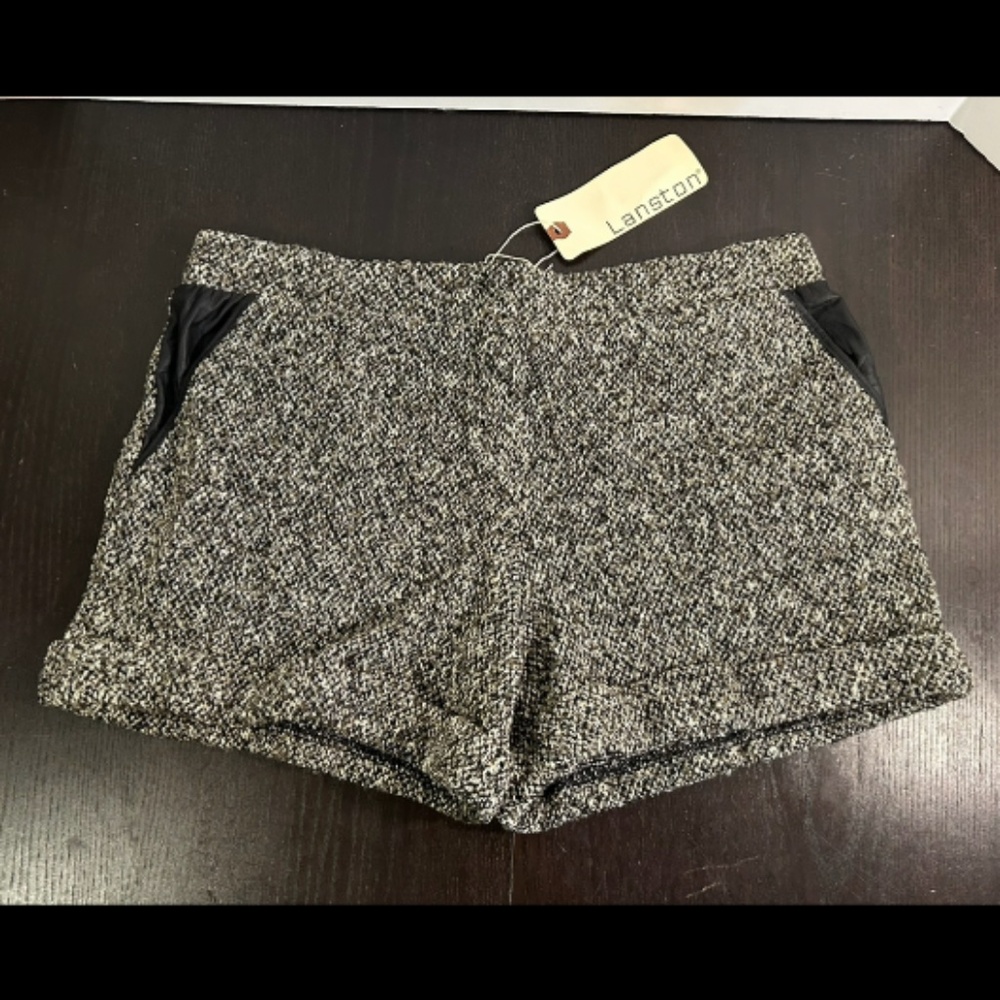 Lanston x Revolve Woven Tweed Shorts Size L - NWT